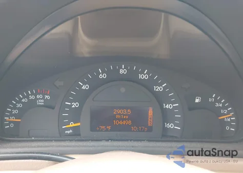 2004 Mercedes-Benz C 240 4Matic из США, поврежденный, VIN WDBRF81J14F450611